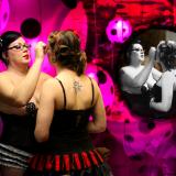 Women in Burlesque 4. 16x20 on metal